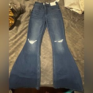 Hollister Dark Blue Flare Jeans